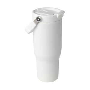 Kubek Bronx o pojemności 900 ml, z izolacją próżniową, wykonany ze recyklingowanej stali nierdzewnej z certyfikatem RCS i z miedzi, z wielofukncyjną zakrętką 10086401