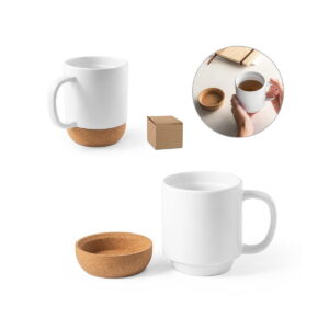 RORY SUB. Ceramiczny kubek z powłoką sublimacyjną 390 ml 94275_set