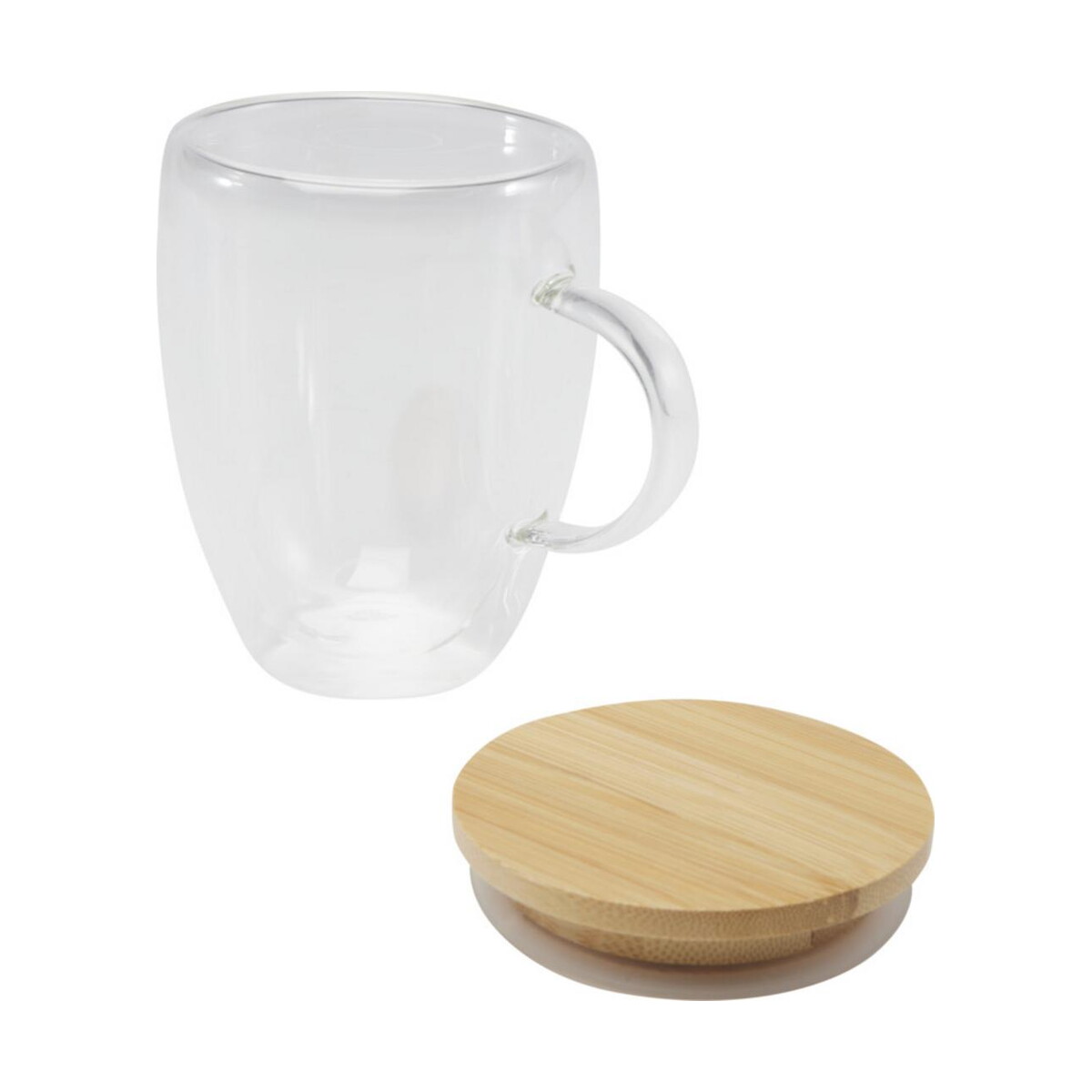 Kubki z logo – szklany kubek leona 350 ml z bambusową pokrywką 11341801_e2 Szklany kubek Leona 350 ml z bambusową pokrywką 11341801_e2