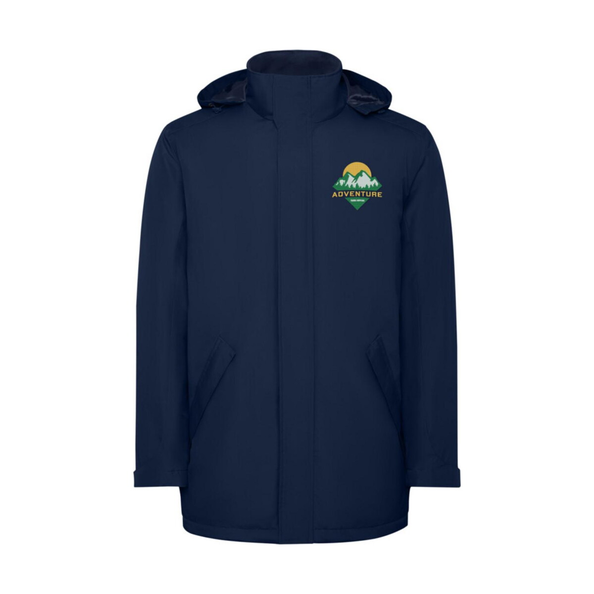 Kurtki z logo – america dziecięca ocieplana kurtka typu parka k50721r_eb_y1 America dziecięca ocieplana kurtka typu parka k50721r_eb_y1