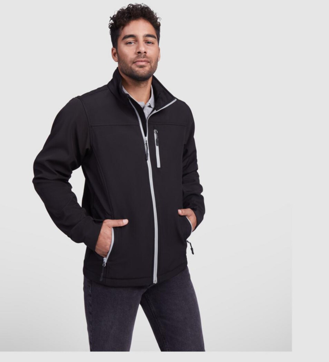 Kurtki z logo – antartida męska kurtka typu softshell r64321r_m1 Antartida męska kurtka typu softshell r64321r_m1
