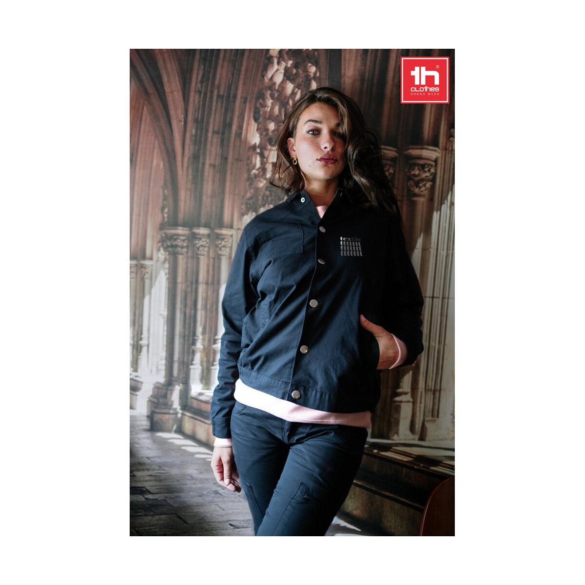 Kurtki z logo – thc bratislava. kurtka unisex z bawełny i elastanu 30248_set THC BRATISLAVA. Kurtka unisex z bawełny i elastanu 30248_set