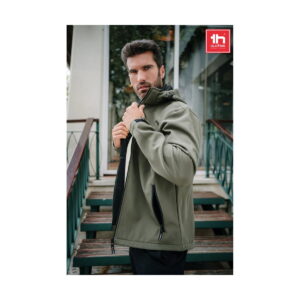 THC ZAGREB. Męska kurtka softshell z poliestru i elastanu 30180_set