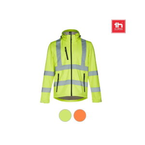 THC ZAGREB WORK. Kurtka softshell o wysokiej widoczności (unisex) 30182_a