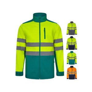 VL HESTIA LARGE. Dwukolorowa kurtka soft shell (280 g/m²), z polarową podszewką i membraną TPU, z poliestru (96%) i elastanu (4%) 36145_set