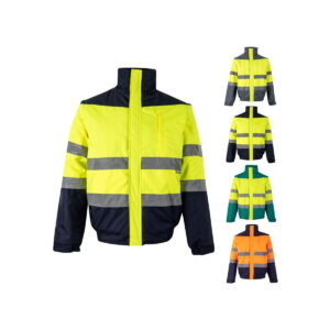 VL JUPITER LARGE. Dwukolorowa ocieplana kurtka (180 g/m²) z poliestru (100%) z powłoką PU 36060_set