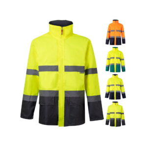 VL THEMIS. Dwukolorowa kurtka (190 g/m²) z poliestru (100%) z powłoką PU 36104_set