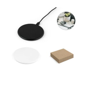 SOVERY. Superszybka ładowarka bezprzewodowa 10W wykonana w ABS pochodzącego z recyklingu (100% rABS) 97096_set