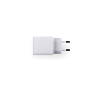 WEGENER. Zasilacz z portem USB-A 18W i USB-C 20W wykonany w ABS pochodzącego z recyklingu (100% rABS) 97186_106-a