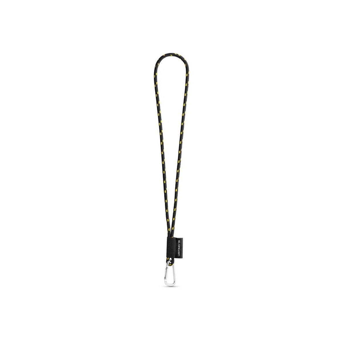 Lanyard NAUTIC Long Set II. Modele standardowe – Czarny/Żółty 14000_357 Lanyard NAUTIC Long Set II. Modele standardowe - Czarny/Żółty