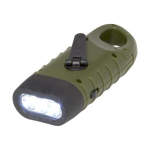 Helios latarka solarna z dynamem i karabińczykiem wykonana z tworzyw sztucznych pochodzących z recyklingu 10457564