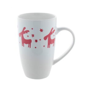 Lempaa porcelanowy kubek świąteczny - biały