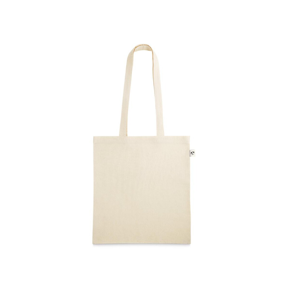 LEON. Torba ze 100% bawełny organicznej (140 g/m²) - Jasna naturalna
