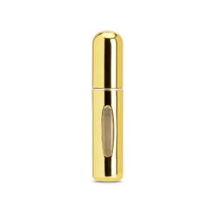 LINDEN. Aluminiowy atomizer do perfum z możliwością łatwego napełniania - złoty