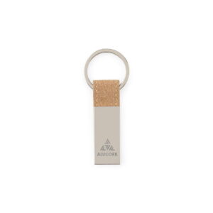 GOSLING. Zestaw składający się z etui na karty i etui na klucze, wykonanych z metalu i korka 95099_160-a-logo