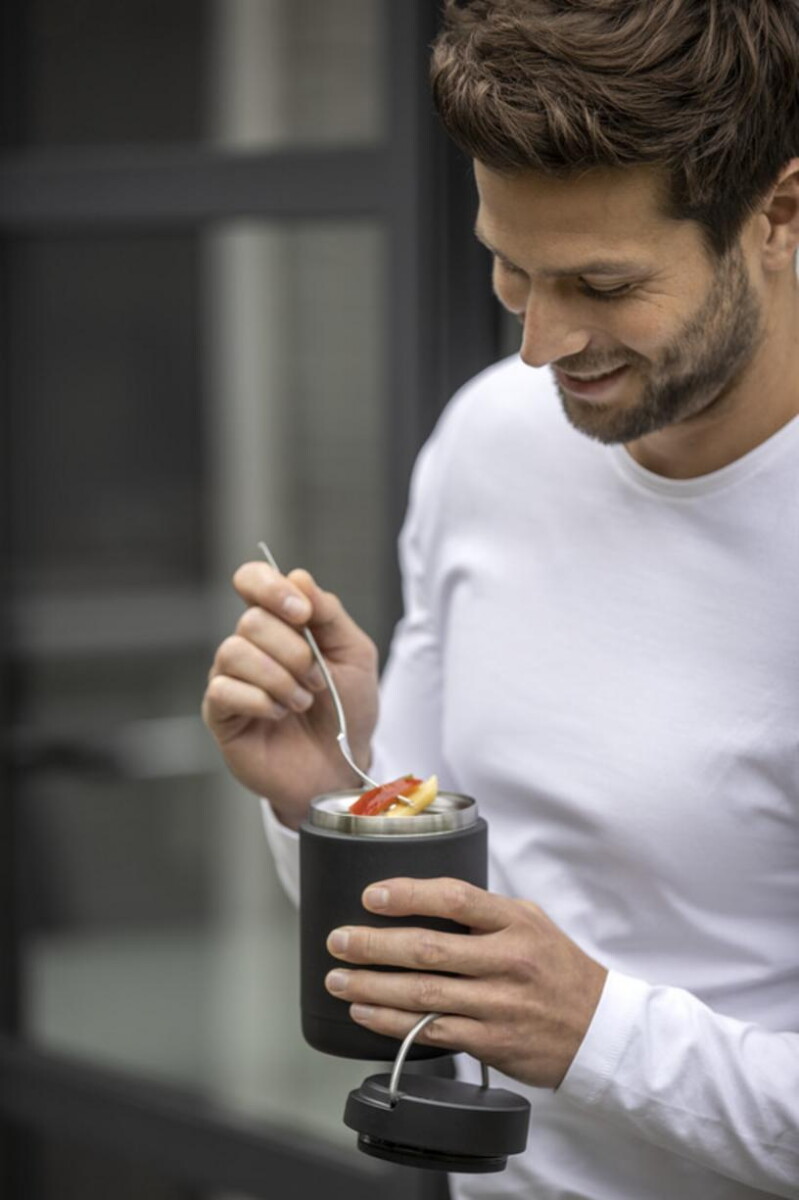 Lunchboxy z logo – doveron pojemnik śniadaniowy ze stali nierdzewnej z recyklingu o pojemności 500 ml 11342201_m1 Doveron pojemnik śniadaniowy ze stali nierdzewnej z recyklingu o pojemności 500 ml 11342201_m1
