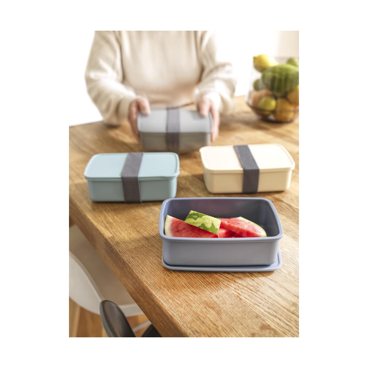 Lunchboxy z logo – dovi pudełko śniadaniowe o pojemności 800 ml 11342302_m1 Dovi pudełko śniadaniowe o pojemności 800 ml 11342302_m1