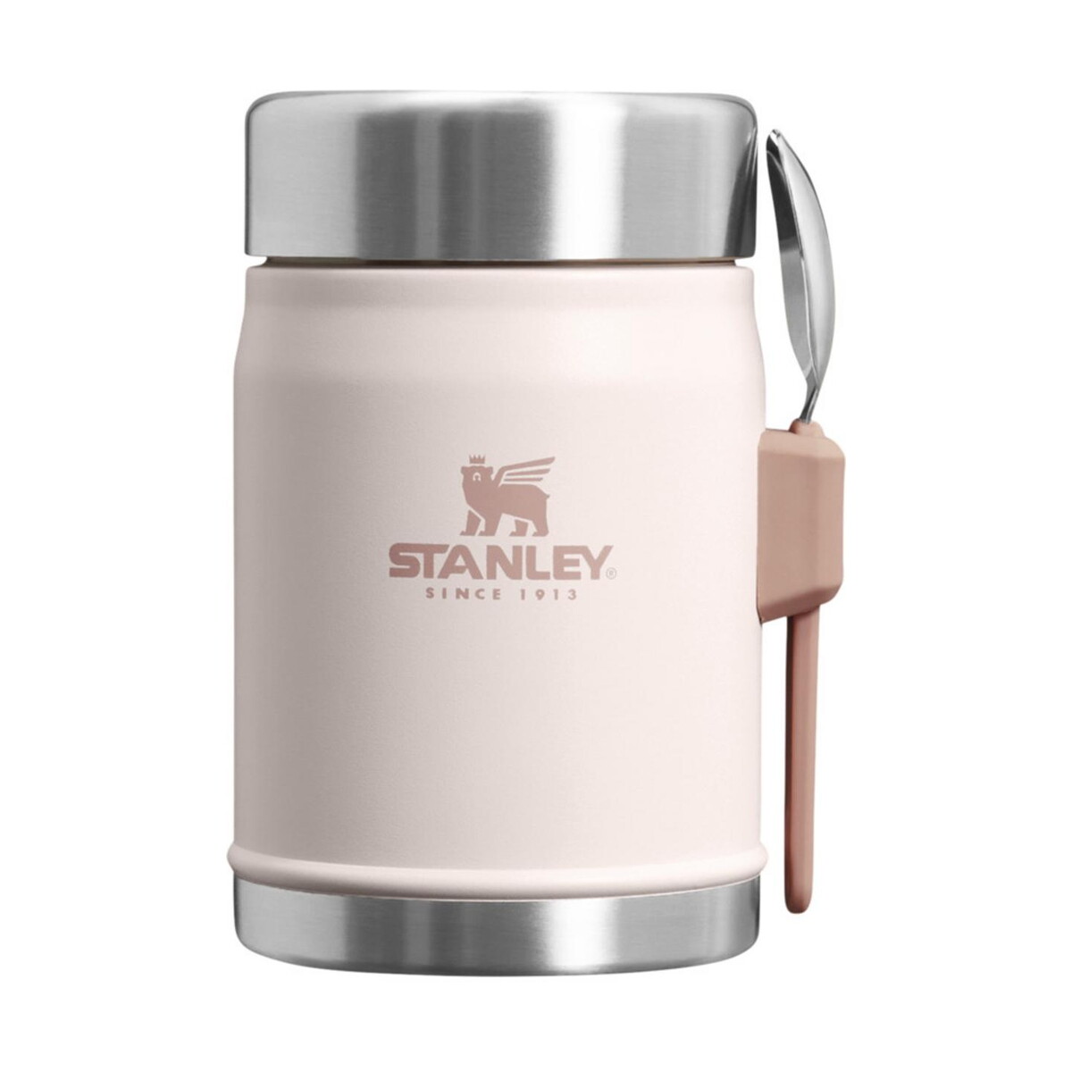 Lunchboxy z logo – słoik na żywność stanley legendary z łyżko-widelcem, o pojemności 400 ml 10088141 Słoik na żywność Stanley Legendary z łyżko-widelcem, o pojemności 400 ml 10088141