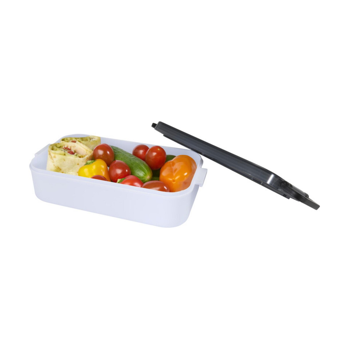 Lunchboxy z logo – zestaw snappy pudełko na lunch ze sztućcami 11342001_e2 Zestaw Snappy pudełko na lunch ze sztućcami 11342001_e2