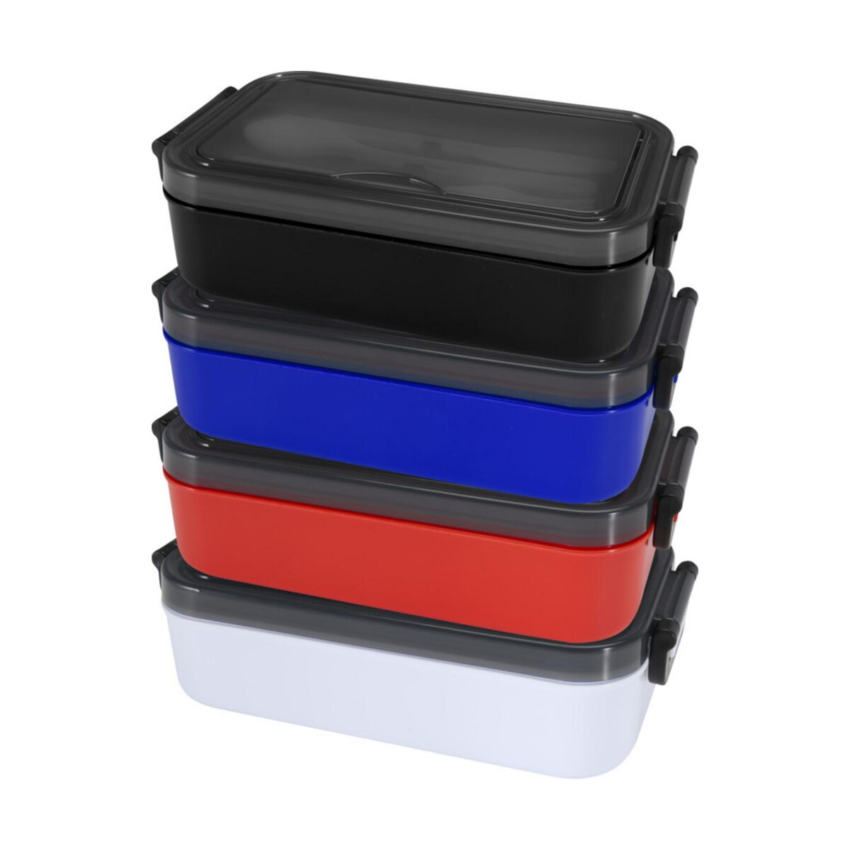 Lunchboxy z logo – zestaw snappy pudełko na lunch ze sztućcami 11342001_g1 Zestaw Snappy pudełko na lunch ze sztućcami 11342001_g1