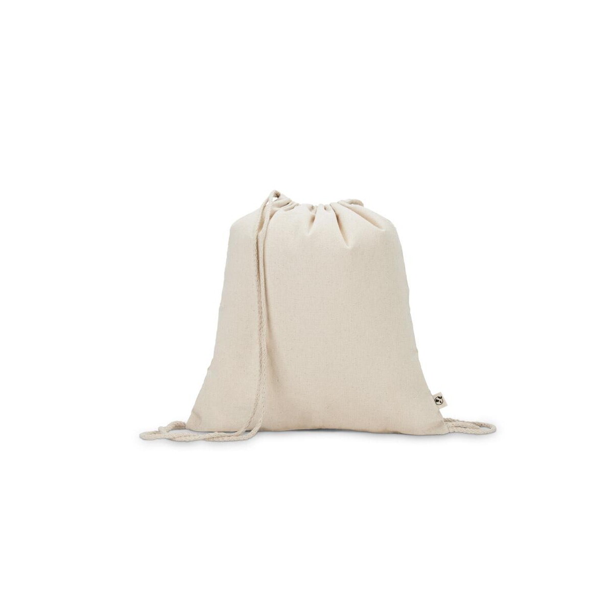 MAIORCA. Torba na plecak wykonana w 100% z bawełny pochodzącej z recyklingu (180 g/m²) – Jasna naturalna 92374_150 MAIORCA. Torba na plecak wykonana w 100% z bawełny pochodzącej z recyklingu (180 g/m²) - Jasna naturalna