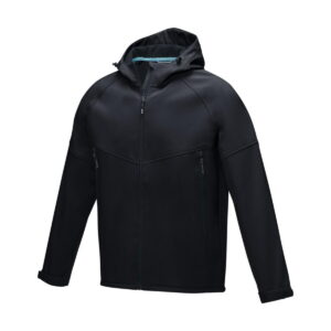 Męska kurtka softshell Coltan z materiałów z recyclingu z certyfikatem GRS - czarna