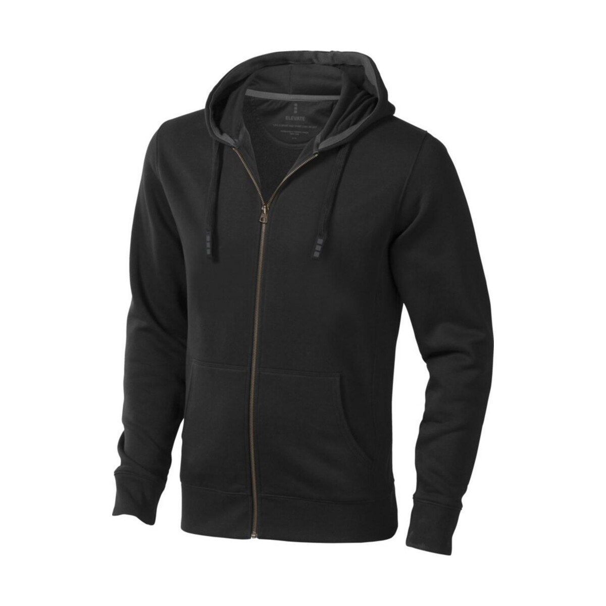Męska rozpinana bluza z kapturem Arora – czarna 3821199 Męska rozpinana bluza z kapturem Arora - czarna
