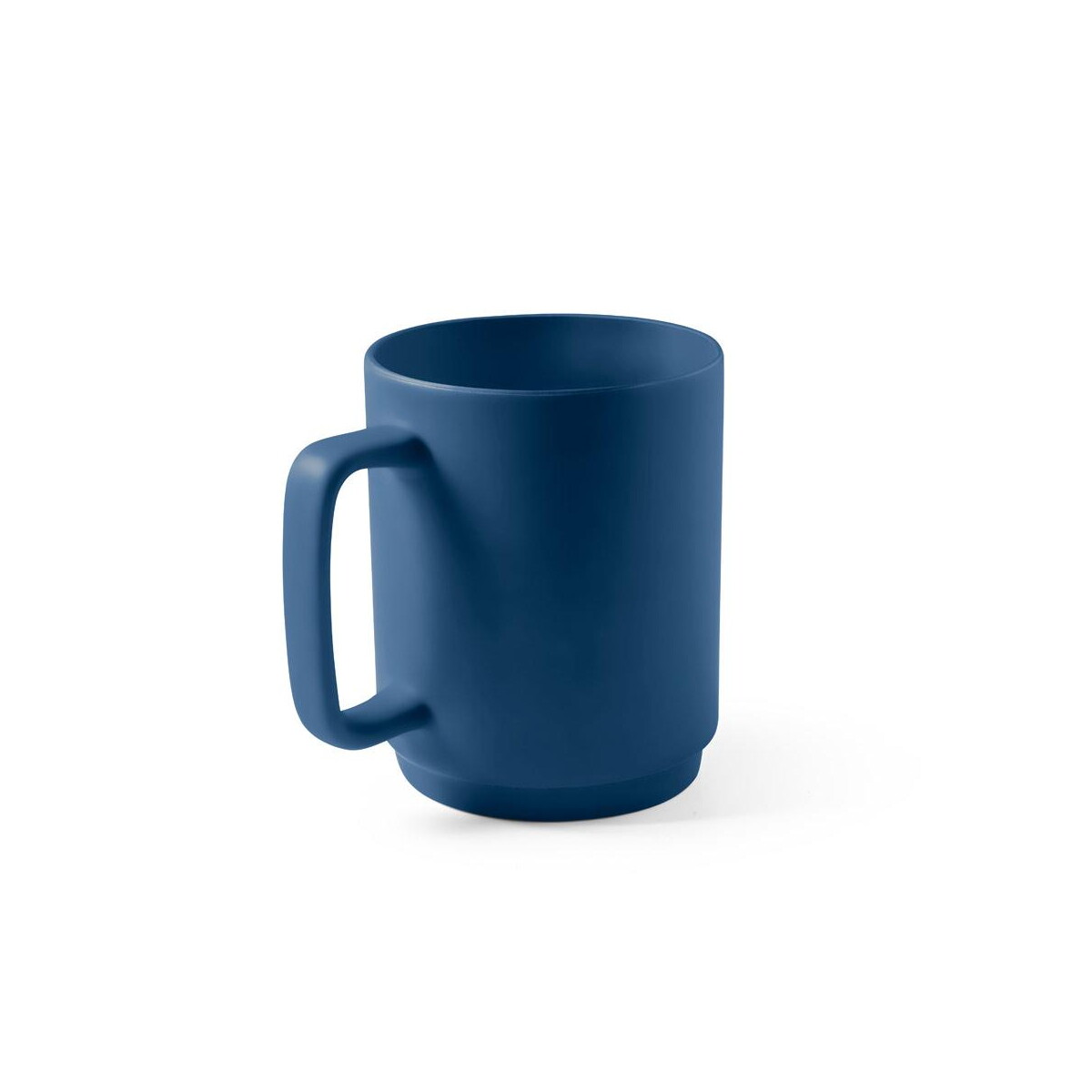 MIGHTY. Ceramiczny kubek z cylindrycznym korpusem 330 mL – granatowy 94273_104 MIGHTY. Ceramiczny kubek z cylindrycznym korpusem 330 mL - granatowy