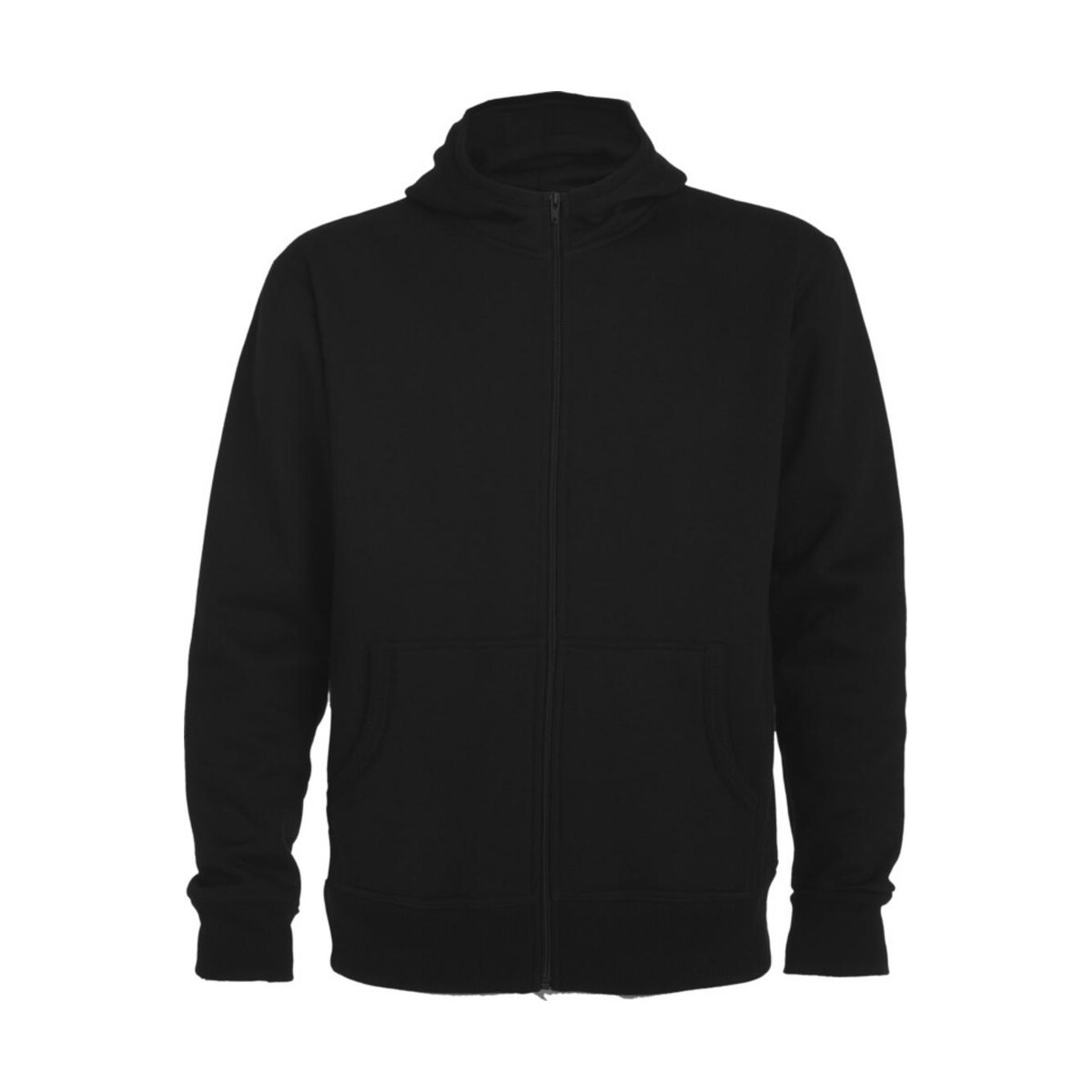 Montblanc bluza unisex z kapturem z suwakiem na całej długości – czarna r64213o Montblanc bluza unisex z kapturem z suwakiem na całej długości - czarna