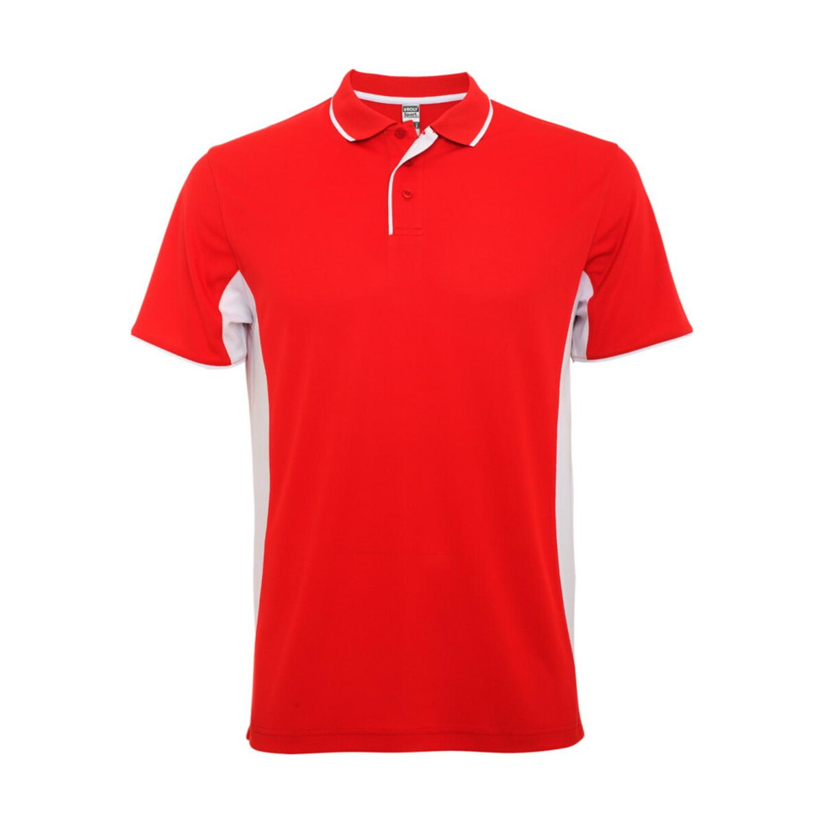 Montmelo koszulka polo unisex z krótkim rękawem – czerwona/biała r04218n Montmelo koszulka polo unisex z krótkim rękawem - czerwona/biała