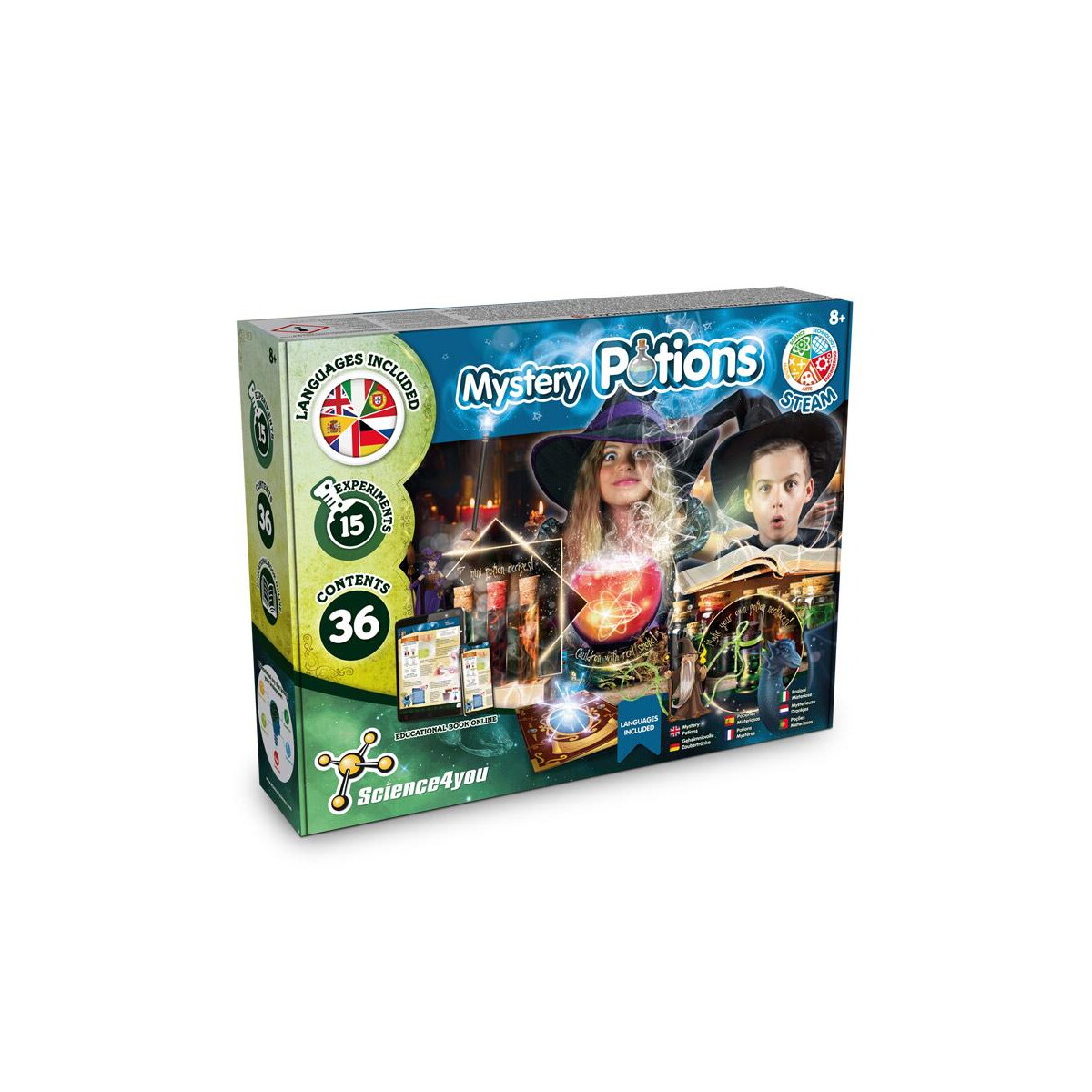 Mystery Potions Kit I. Gra edukacyjna dla dzieci – Mix 35831_100 Mystery Potions Kit I. Gra edukacyjna dla dzieci - Mix