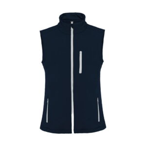 Nevada kamizelka unisex typu softshell - niebieska