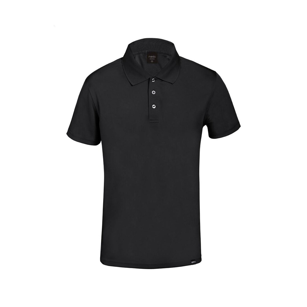 Noran Koszulka polo RPET – czarna AP721968-10_L Noran Koszulka polo RPET - czarna