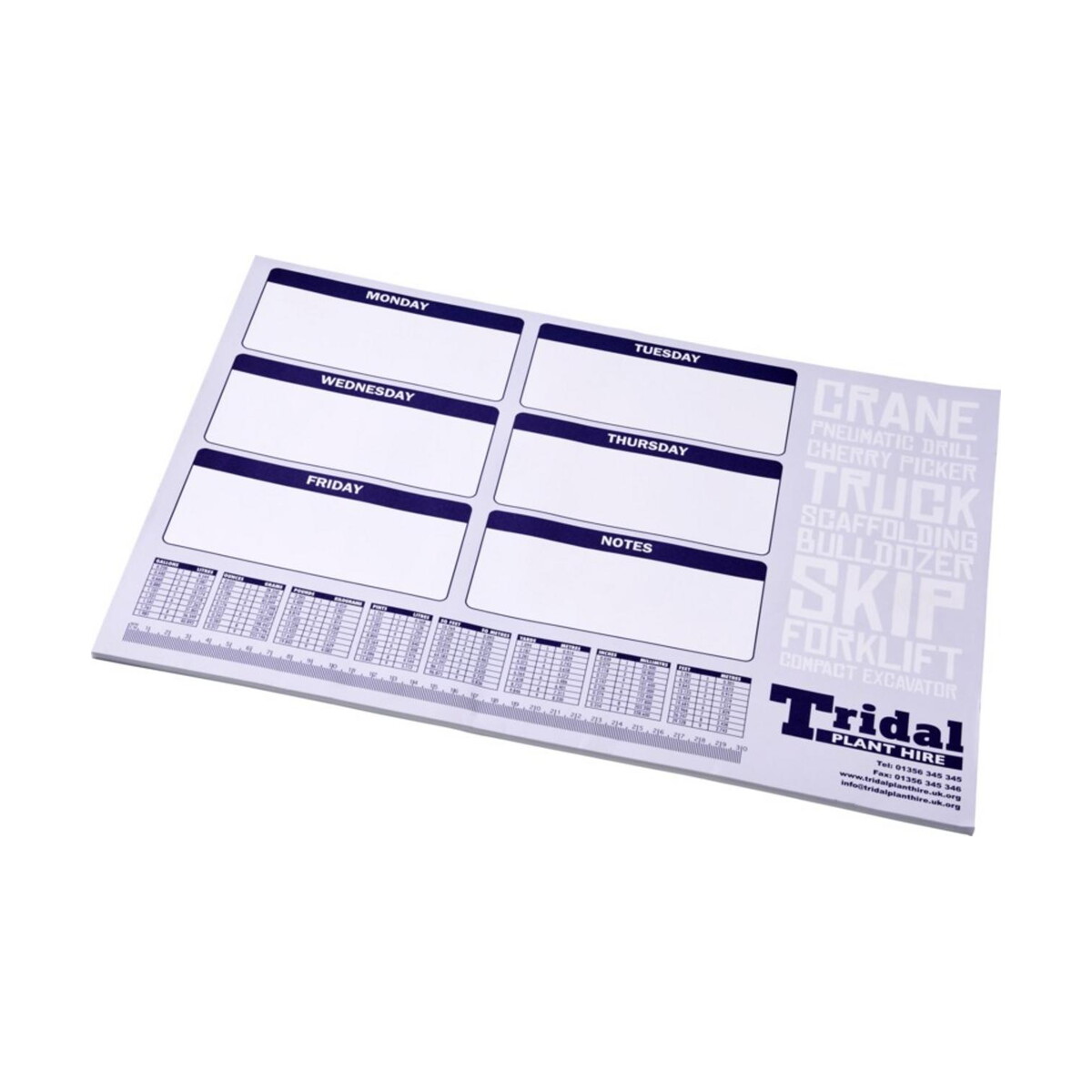 Notatnik Desk-Mate® w formacie A2 - biały