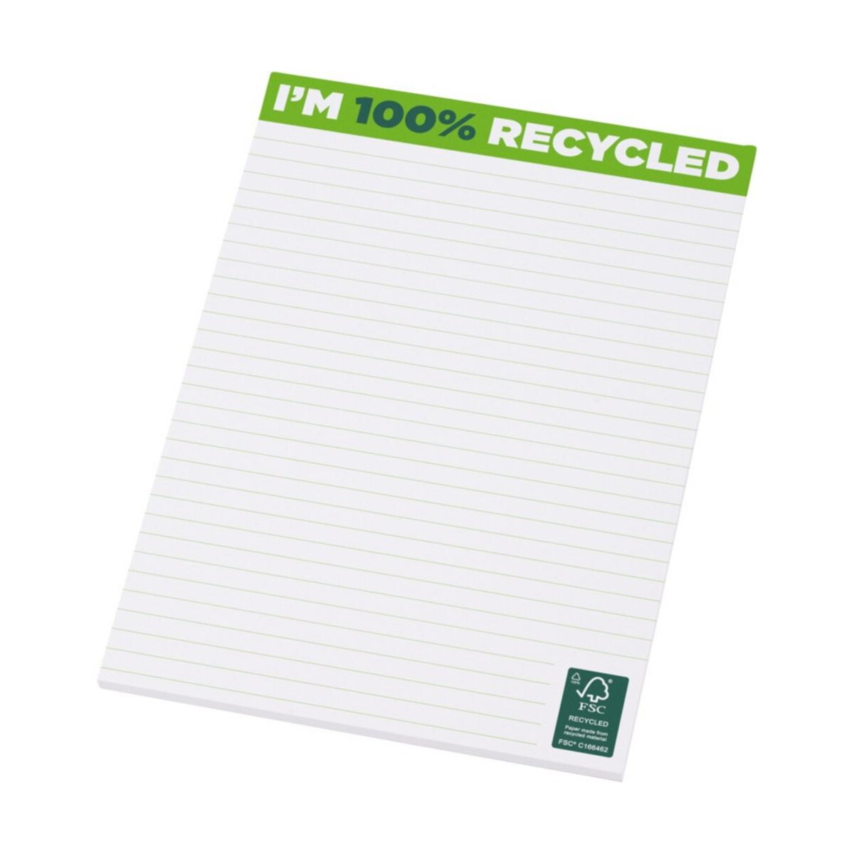 Notatnik Desk-Mate® w formacie A5 z materiałów z recyklingu – biały 2128101 Notatnik Desk-Mate® w formacie A5 z materiałów z recyklingu - biały