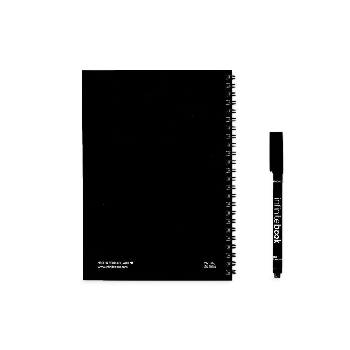 Notatniki z logo – infinitebook plain a5. infinitebook z elastyczną okładką i 15 zwykłymi stronami do tablicy 33200_103-b INFINITEBOOK PLAIN A5. Infinitebook z elastyczną okładką i 15 zwykłymi stronami do tablicy 33200_103-b