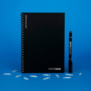 INFINITEBOOK PLAIN A5. Infinitebook z elastyczną okładką i 15 zwykłymi stronami do tablicy 33200_103_amb