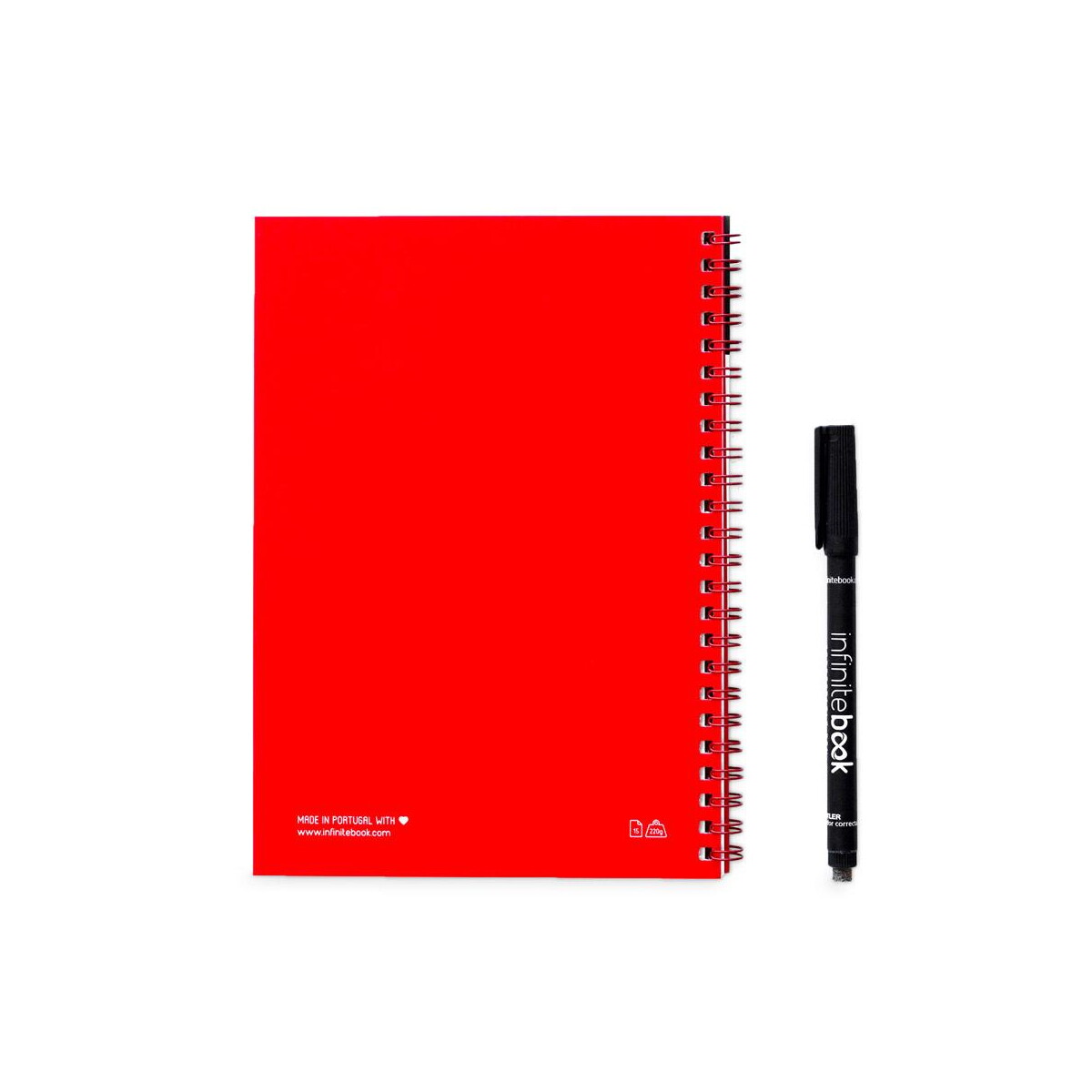 Notatniki z logo – infinitebook plain a5. infinitebook z elastyczną okładką i 15 zwykłymi stronami do tablicy 33200_105-b INFINITEBOOK PLAIN A5. Infinitebook z elastyczną okładką i 15 zwykłymi stronami do tablicy 33200_105-b