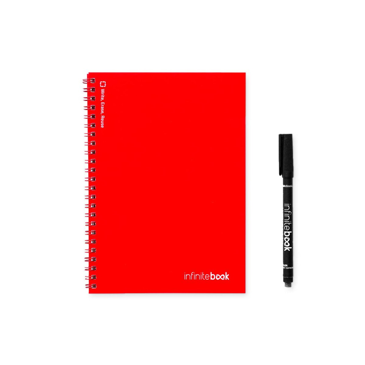 Notatniki z logo – infinitebook plain a5. infinitebook z elastyczną okładką i 15 zwykłymi stronami do tablicy 33200_105 INFINITEBOOK PLAIN A5. Infinitebook z elastyczną okładką i 15 zwykłymi stronami do tablicy 33200_105
