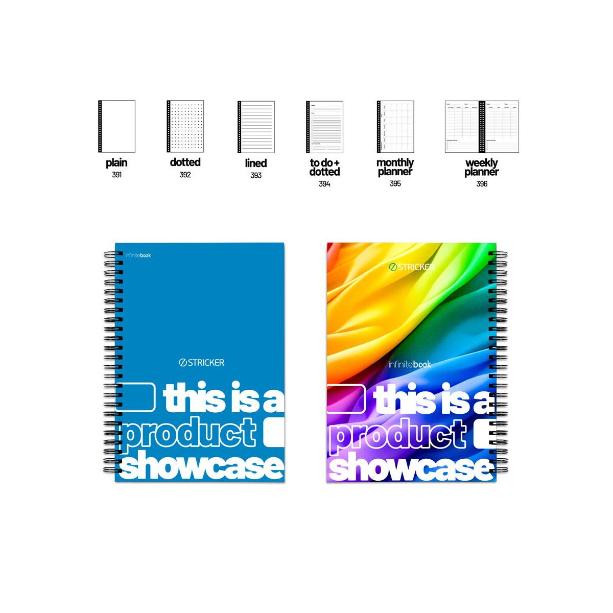 Notatniki z logo – infinitebook showcase. prezentacja partnerstwa infinitebook 70093_set INFINITEBOOK SHOWCASE. Prezentacja partnerstwa Infinitebook 70093_set