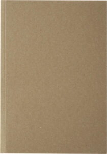 Notatnik A5 Novella Austen z miękką okładką z materiału z recyklingu, papier pakowy — 100 kartek 21026406_f1