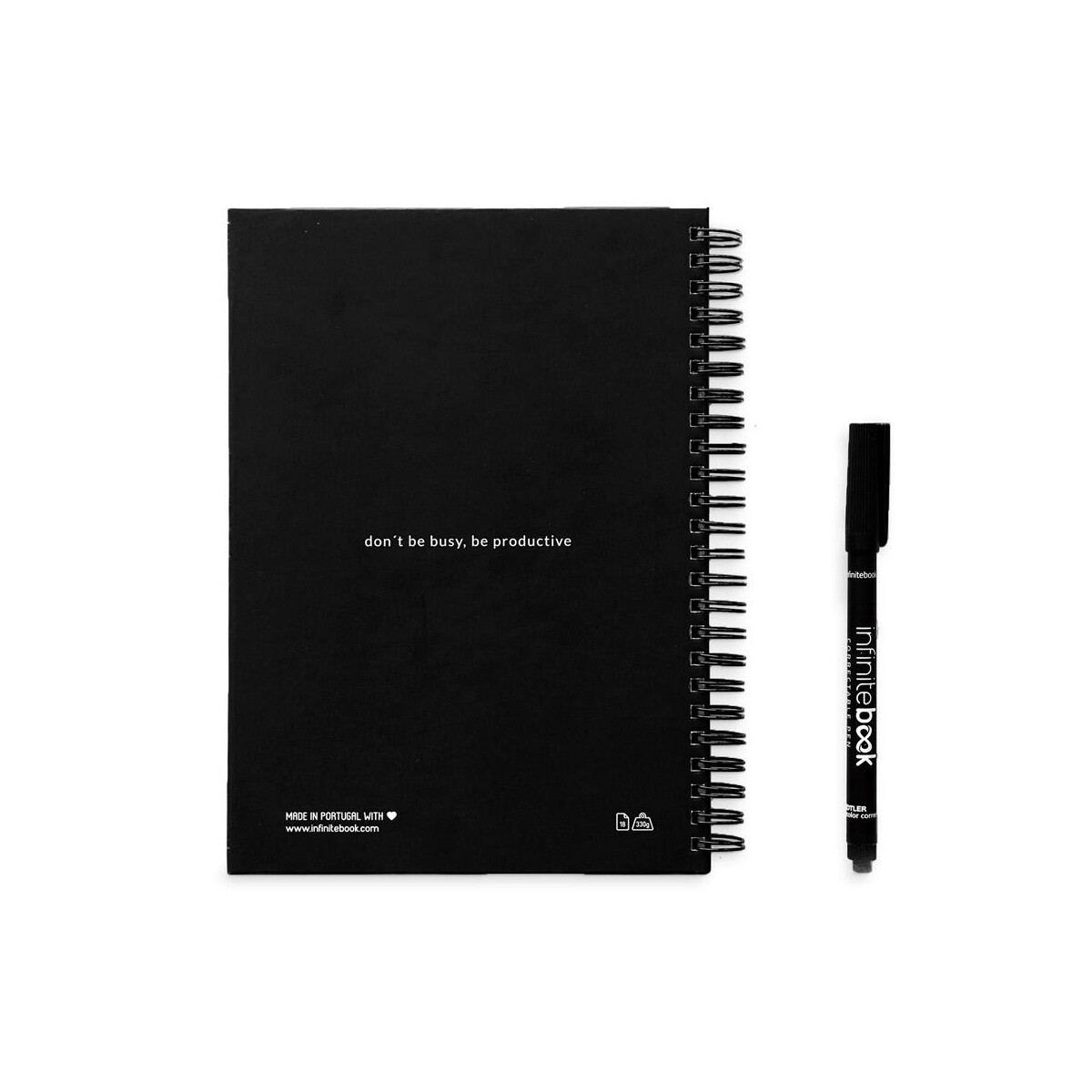 Notatniki z logo – starter kit infinite planner a5. zestaw zawiera „infinite diary”, zestaw do czyszczenia, marker i uchwyt na marker 33202_103-b STARTER KIT INFINITE PLANNER A5. Zestaw zawiera „Infinite Diary”, zestaw do czyszczenia, marker i uchwyt na marker 33202_103-b