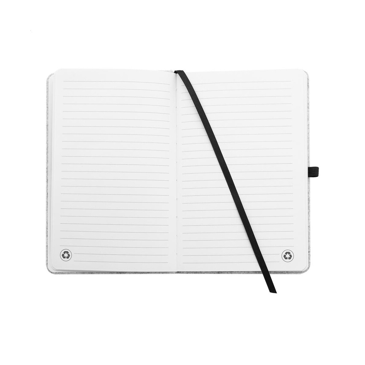 Notesy z logo – refelt note a5 notes z okładką z filcu rpet AP808171-77__D Refelt Note A5 Notes z okładką z filcu RPET AP808171-77__D