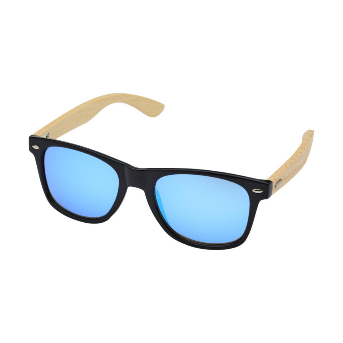 Okulary z logo – okulary przeciwsłoneczne hue z bambusowymi zausznikami 12704952 Okulary przeciwsłoneczne Hue z bambusowymi zausznikami 12704952