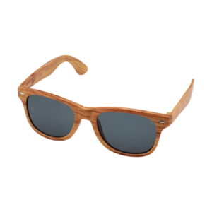 Okulary przeciwsłoneczne Mira z oprawkami z imitacji drewna 12705106