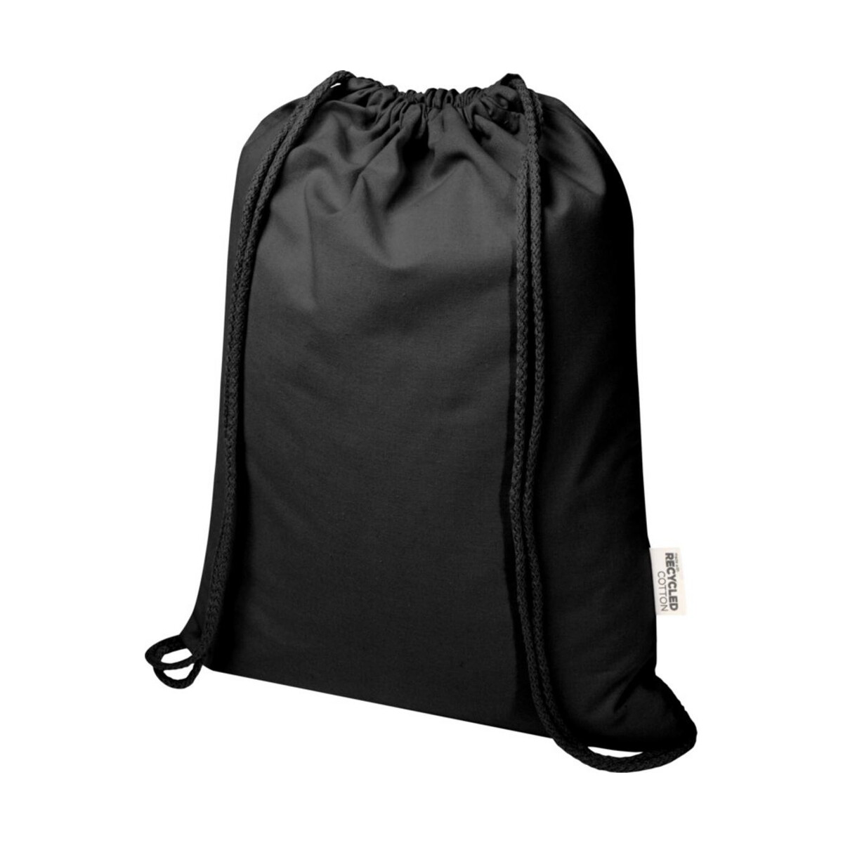Oregon Blend torba ściągana sznurkiem z materiału materiału z recyklingu, 140 g/m², 5 l, posiadająca certyfikat GRS – czarna 12076190 Oregon Blend torba ściągana sznurkiem z materiału materiału z recyklingu, 140 g/m², 5 l, posiadająca certyfikat GRS - czarna