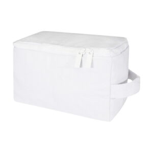 Organizer na przybory toaletowe z materiałów recyklingowanych Pack 500 g/m² Aware™ - biały