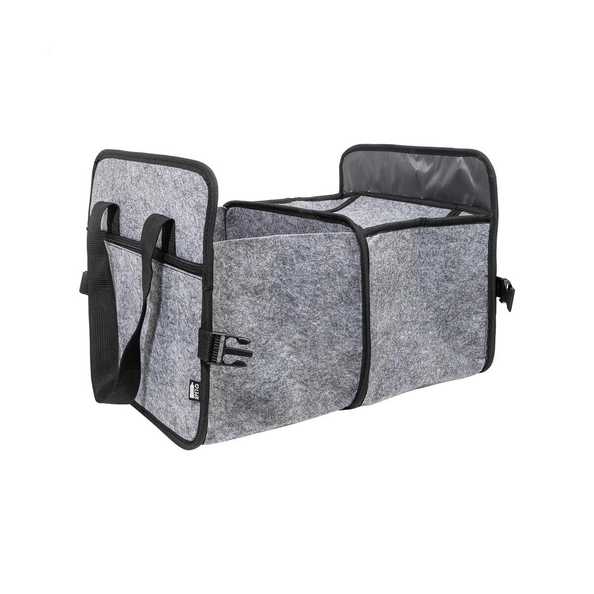 Organizery samochodowe z logo – refelt ride organizer do bagażnika samochodowego rpet AP800124-77 Refelt Ride Organizer do bagażnika samochodowego RPET AP800124-77