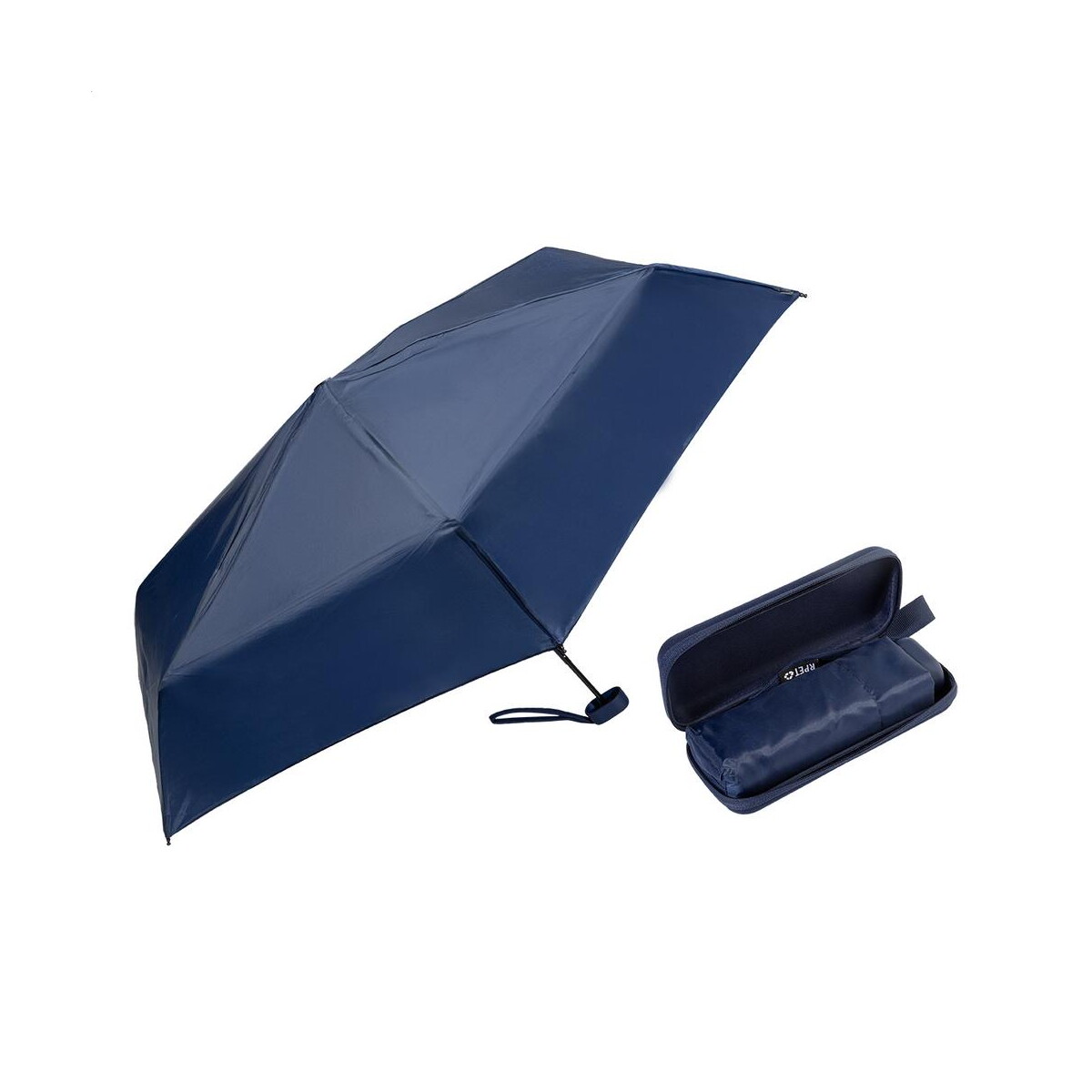 Parasole klasyczne z logo – fractus mini parasol rpet AP800283-06A Fractus mini parasol RPET AP800283-06A