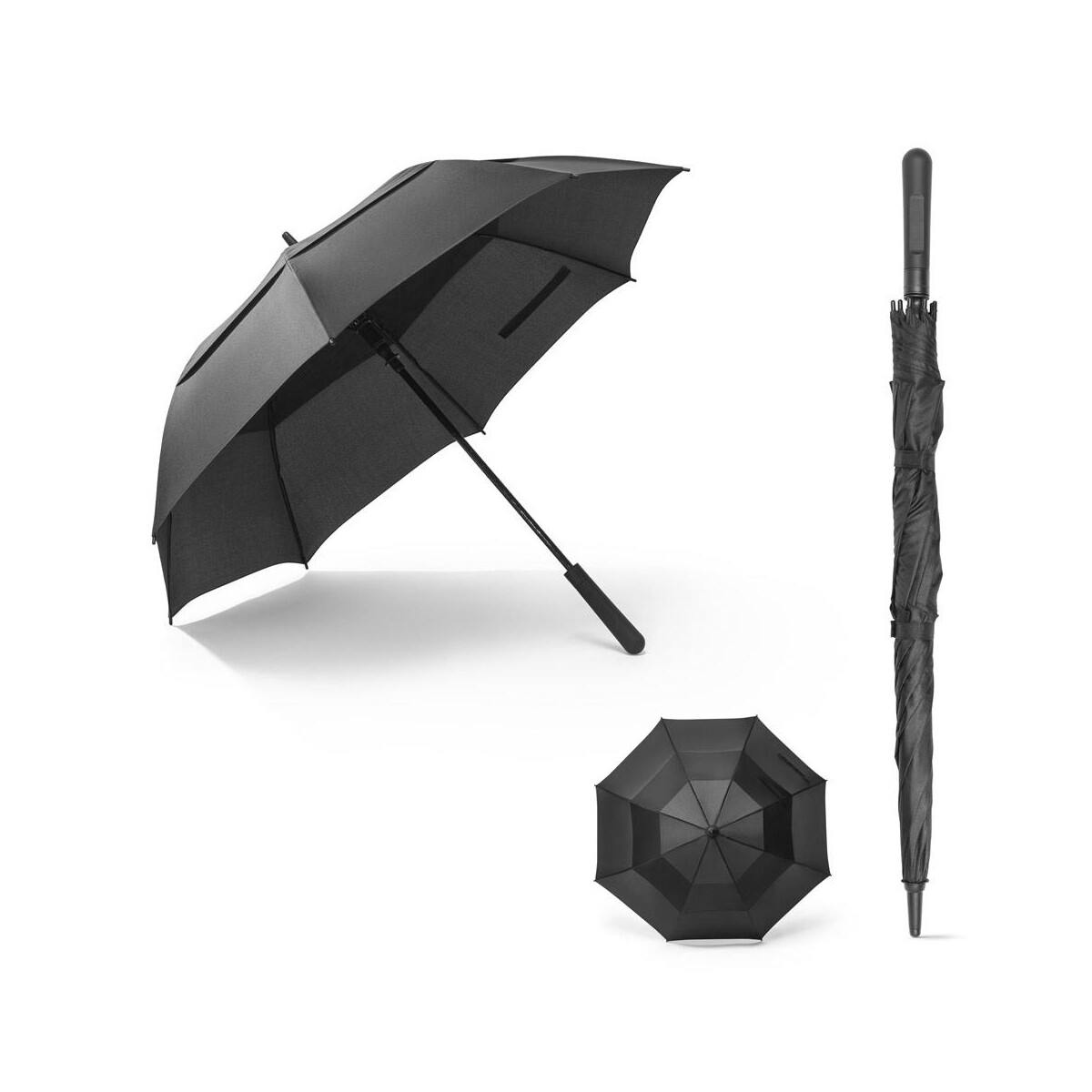 Parasole klasyczne z logo – gavin. parasol 27.5” z 190t pongee z automatycznym otwieraniem 99091_set GAVIN. Parasol 27.5” z 190T pongee z automatycznym otwieraniem 99091_set